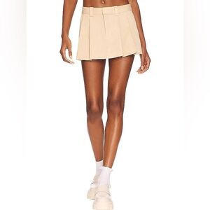 L'Academie Bella Mini Skirt in khaki size XS